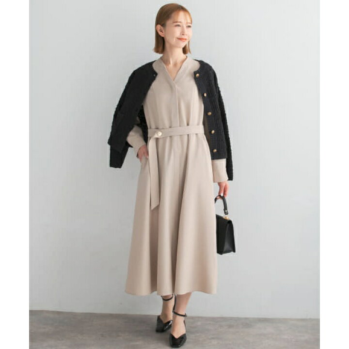 楽天市場】キーネックウエストタックワンピース／アーバンリサーチ  