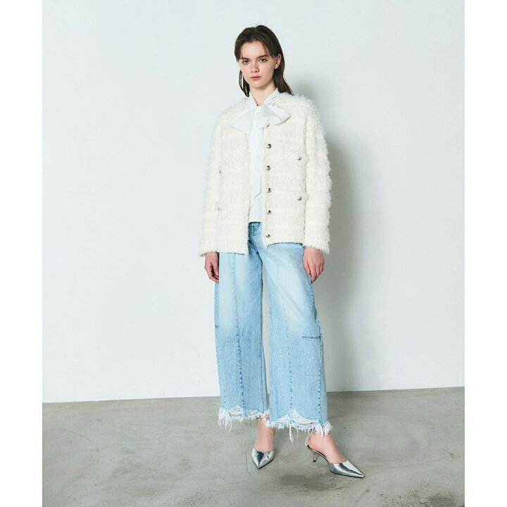 楽天市場】フェザーツイードニットカーディガン／グレース  