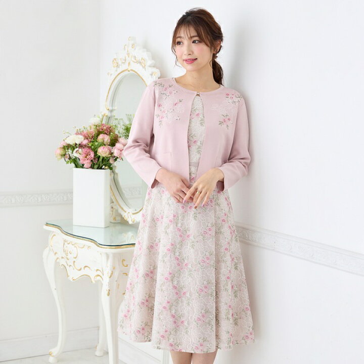 楽天市場】クロスリボン刺繍ワンピース／ローズティアラ（Rose Tiara  