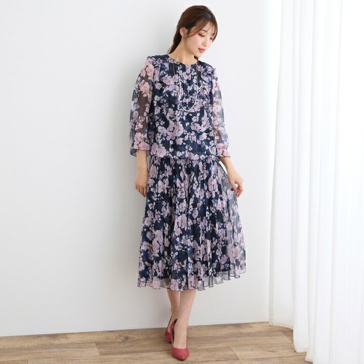 ローズティアラ] セットアップ可 プリーツスカート（Rose Tiara 