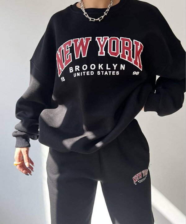 楽天市場】【2点SET】NEW YORK セットアップ トレーナー＆パンツ 