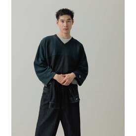 《別注》【Champion / チャンピオン】REVERSE WEAVE HOCKEY SWEATS／アダムエロペ（ADAM ET ROPE'）