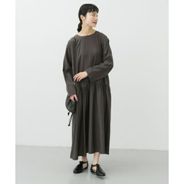 楽天市場】キュプラコットンギャザーワンピース／かぐれ（kagure  