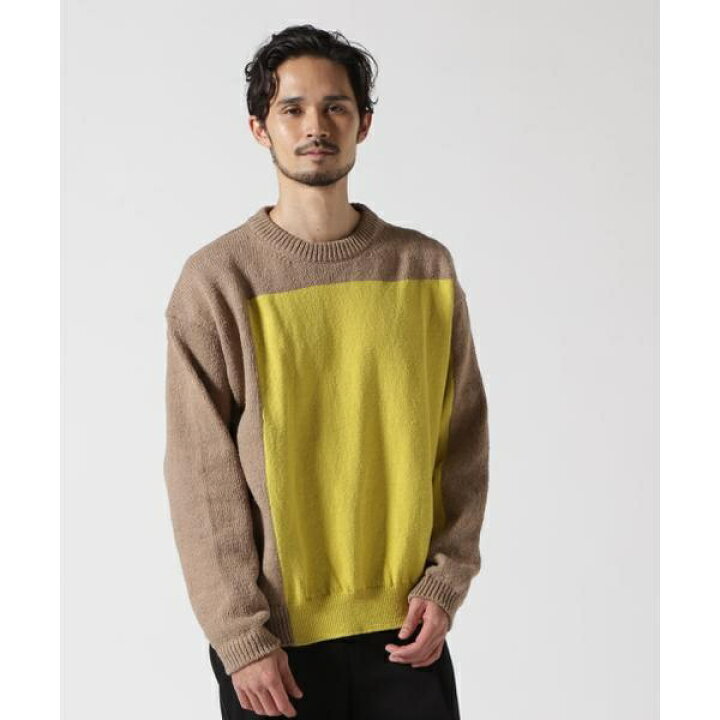 楽天市場】YOKE／ヨーク／Intarsia Crewneck Sweater／ガーデン 