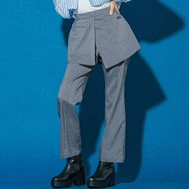 【 ニコ☆プチ 掲載 】スカートレイヤードパンツ(130~160cm)／ジディ（ZIDDY）