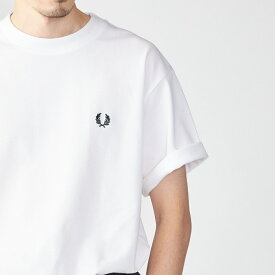 【SHIPS別注】FRED PERRY: SOLOTEX(R) 鹿の子 ワンポイント ロゴ Tシャツ／シップス（SHIPS）