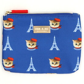 【10×14cm】ポーチ （レディース）（PAUL＆JOE ACCESSOIRES）／ポールアンドジョーアクセソワ（PAUL ＆ JOE ACCESSOIRES）