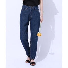 【SS-3L美脚シルエット】いつでも頼れる デニムテーパードパンツ／シューラルー（SHOOLARUE）