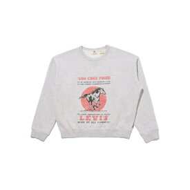 クルーネック スウェットシャツ グレー HEATHER GRAY／リーバイス（Levi’s）