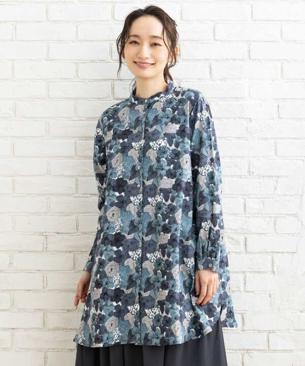 楽天市場】【大きいサイズ】 9号・15号(M・3L) 水彩フラワープリント  