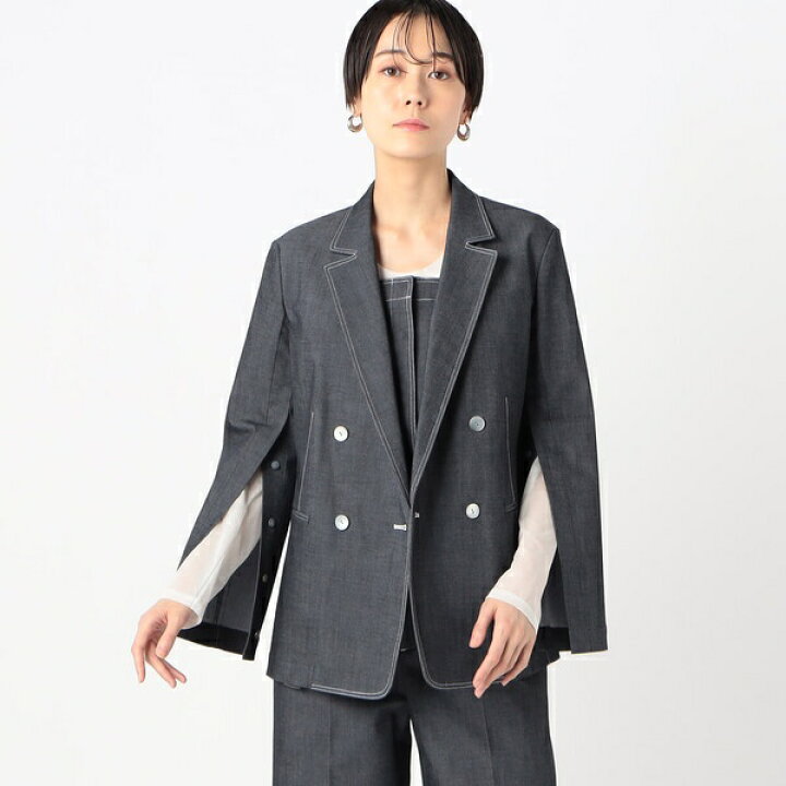楽天市場】〔 Sサイズ 〕 ポリエステルデニム ダブルブレスト 