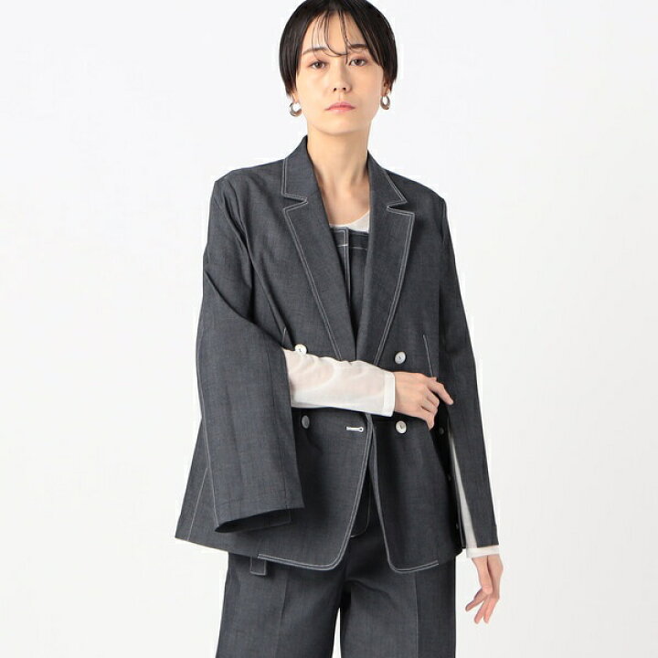 楽天市場】〔 Sサイズ 〕 ポリエステルデニム ダブルブレスト  