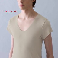 【SEEK】【CUT OFF 強撚】UネツクTシヤツ／シーク（SEEK）