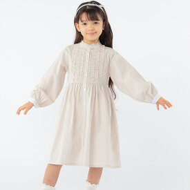 SHIPS KIDS:100～130cm / フリル シャツ ワンピース／シップス（SHIPS）