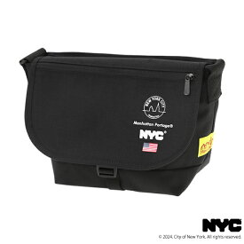 Nylon Messenger Bag JR FZP Vinyl Lining NY CITY／マンハッタンポーテージ（Manhattan Portage）