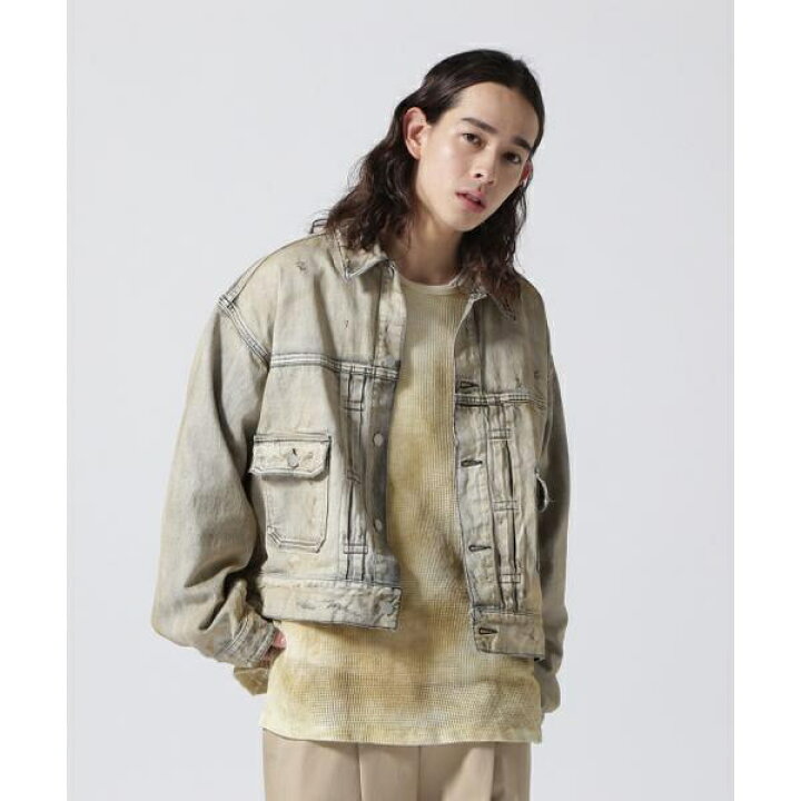 楽天市場】ANCELLM／アンセルム／CRASH DENIM JACKET type-2／ガーデン  