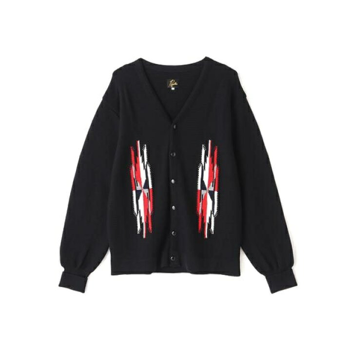 楽天市場】NEEDLES(ニードルズ) V NECK CARDIGAN - CHIMAYO／ビー 