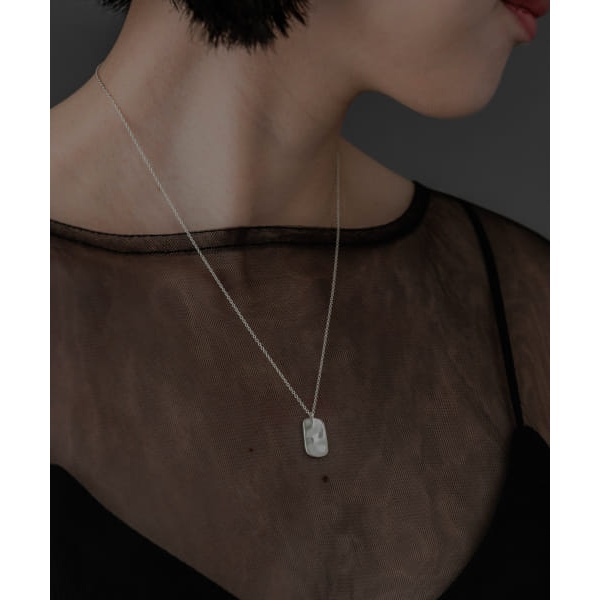 楽天市場】so' rectangle plate necklace／スメリー（SMELLY） : 丸井