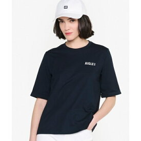 AIGLE 吸水速乾 ワンポイントロゴプリント 半袖Tシャツ／エーグル（AIGLE）