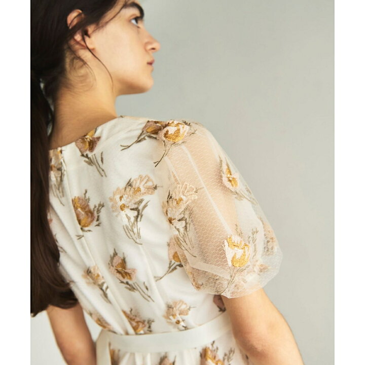 楽天市場】レトロフラワー刺繍ワンピース／グレースコンチネンタル  