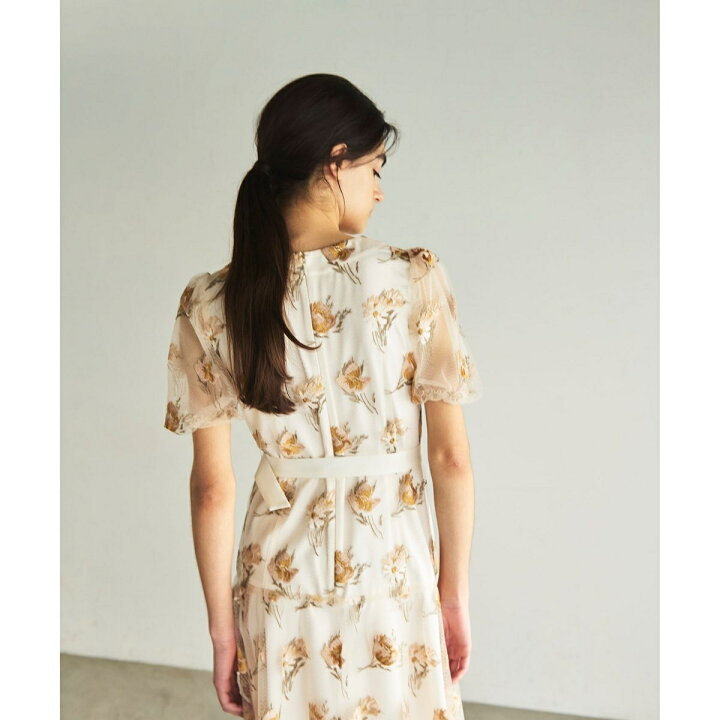 楽天市場】レトロフラワー刺繍ワンピース／グレースコンチネンタル  