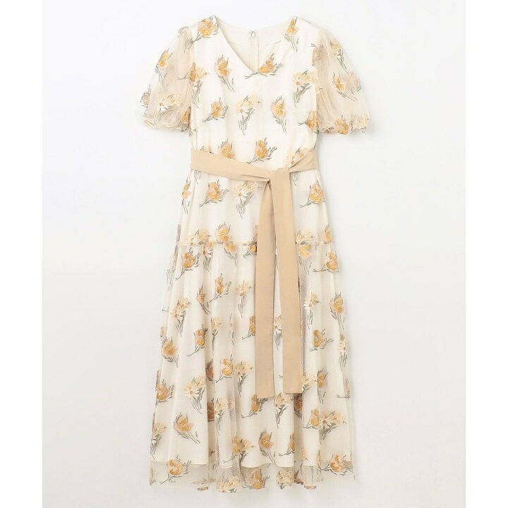 楽天市場】レトロフラワー刺繍ワンピース／グレースコンチネンタル  