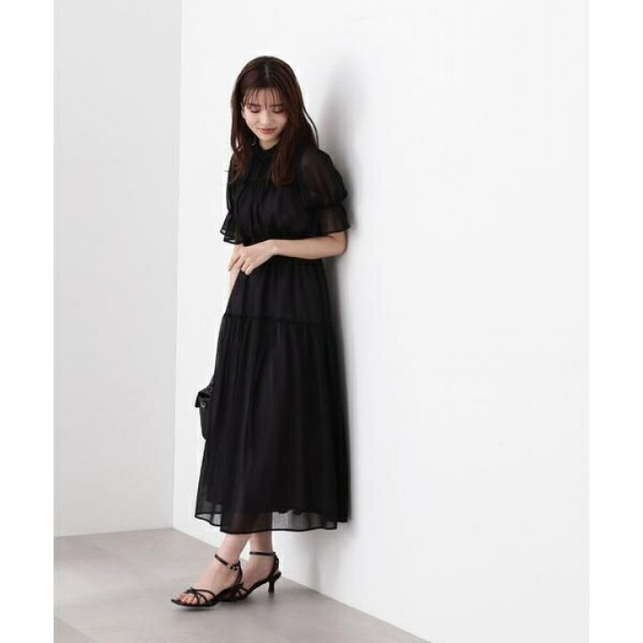 楽天市場】シフォンギャザーワンピース 24SS／プロポーション 