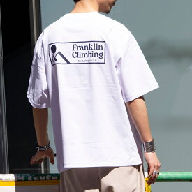 【限定展開】【Franklin Climbing】グラフィック バックプリント 半袖Tシャツ／フレディ＆グロスター（FREDY＆GLOSTER）