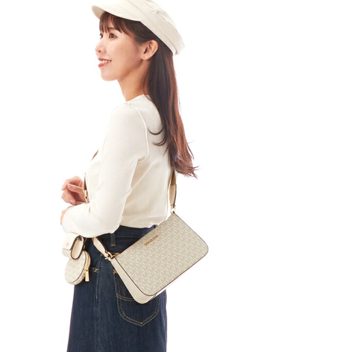 楽天市場】JET SET TRAVEL クロスボディ スモール - MKシグネチャー W  