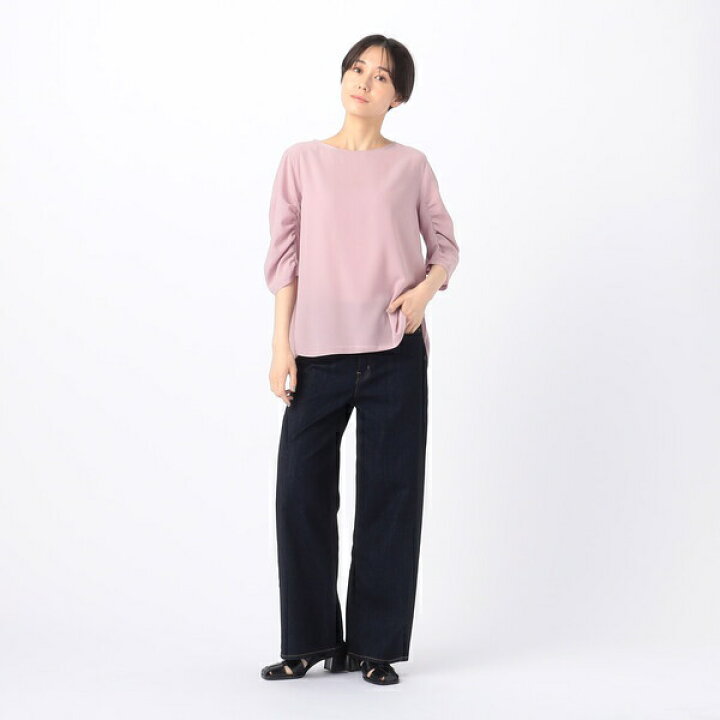 楽天市場】中空ストレッチデニム ワイドデニムパンツ／K.T キヨコ 