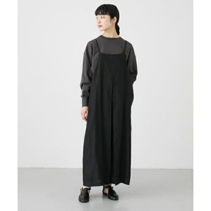 楽天市場】リネンバックギャザーワンピース／かぐれ（kagure） : 丸井  