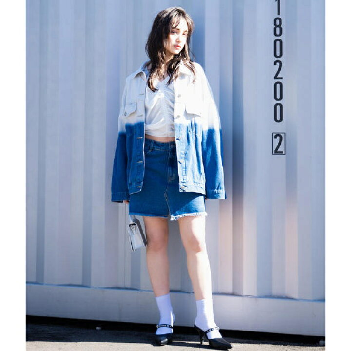 楽天市場】グラデーション デニム ジャケット／アナップ（ANAP 