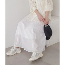 コットンボイルボリュームギャザースカート／エヌ ナチュラルビューティーベーシック（N.Natural Beauty Basic*）