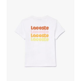 LACOSTE ポップフォントロゴネームバックプリントTシャツ／ラコステ（LACOSTE）