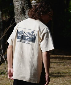 ロゴ バックプリント Tシャツ／アウトドアプロダクツ（OUTDOOR PRODUCTS）