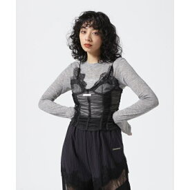 PRANK PROJECT／See-through Bustier Layered Top／ロイヤルフラッシュ（ROYAL FLASH）
