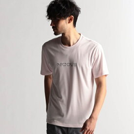 ロゴ刺繍半袖Tシャツ／ニコルクラブフォーメン（NICOLE CLUB FOR MEN）