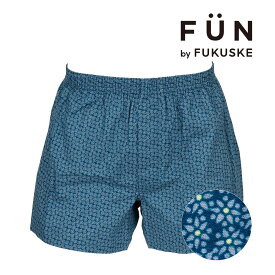 fukuske FUN(フクスケファン) ： 小花柄 トランクス 前開き 綿100％／フクスケファン（fukuske FUN）