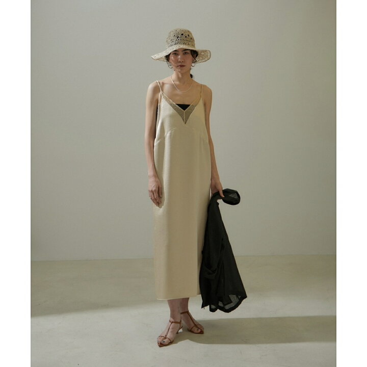 楽天市場】[24SS]シアーアクセントキャミワンピース／サロン アダム エ  