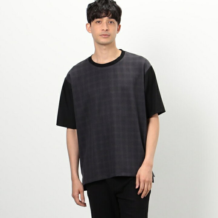 楽天市場】チェック切り替え Tシャツ／コムサコミューン（COMME CA 