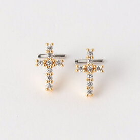 ＜BAQLESS＞クロス ピアス／ビューティー＆ユース ユナイテッドアローズ（BEAUTY＆YOUTH）