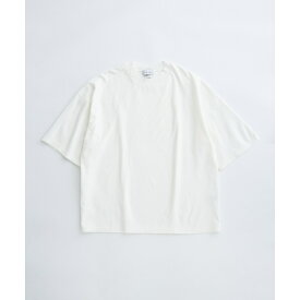 《新色追加》【Albini/アルビニ】オーガニック ポンチ ドロップショルダー ビッグ Tシャツ／アダムエロペ（ADAM ET ROPE'）