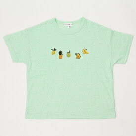 フルーツ刺繍オーバーサイズTシャツ／ハッカキッズ＆ベビー（hakka kids ＆ baby）
