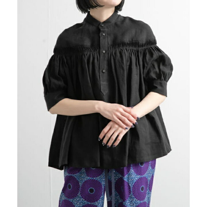 楽天市場】Scye LinenTuckedPuff SleeveBlouse／アーバンリサーチ 