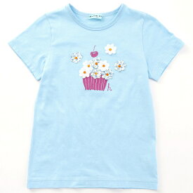 [ジュニアサイズ]シフォンアップリケUVカットTシャツ／ハッカキッズ＆ベビー（hakka kids ＆ baby）