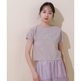 パールロゴコンパクトニットトップス／ジル バイ ジル スチュアート（JILL by JILL STUART）