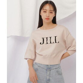 ロゴジャガードビジューニット／ジル バイ ジル スチュアート（JILL by JILL STUART）