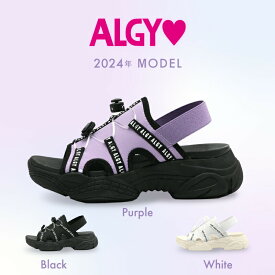 ALGY アルジー 2024新作 サンダル キッズ 女の子 ジュニア 靴 シューズ 軽量 かわいい／アルジー（ALGY）