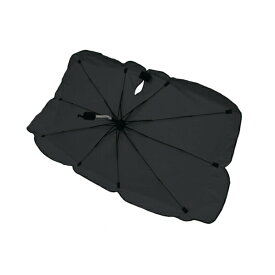 折り畳み傘型 サンシェード ブラック Mサイズ カー用品 車関連／パーフェクト・ワールド・トーキョー（Perfect World Tokyo）