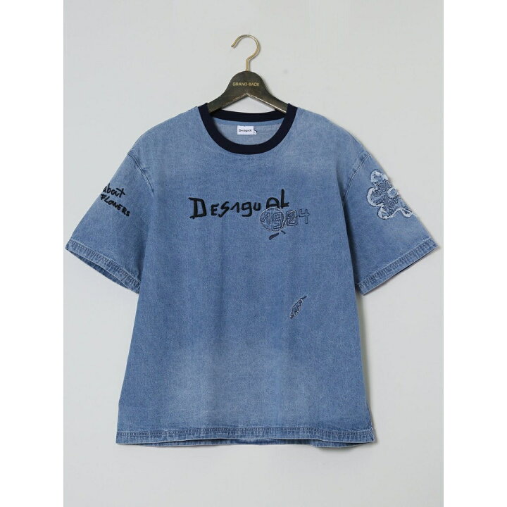 楽天市場】【大きいサイズ】デシグアル デニム 半袖Tシャツ／グラン 